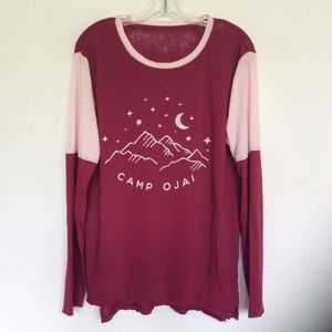 Starry Night Long Sleeve Raglan Tee
